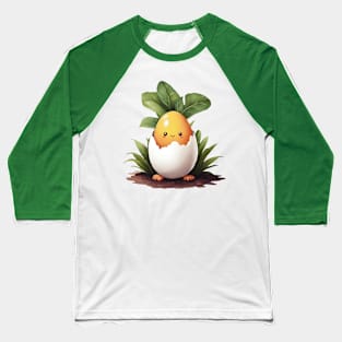 Kawaii Egg Baseball T-Shirt